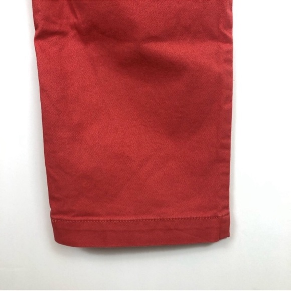 LOFT The Slim Curvy Women’s Size 2 Denim Jeans New with Tags Coral Salmon color - Picture 7 of 11